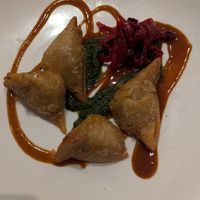 Samosas at Ramsi's Cafe on the World in Louisville