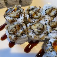Eggplant roll- 6 big pieces served warmm  at Tang's Asian Cuisine in Wilkes-barre