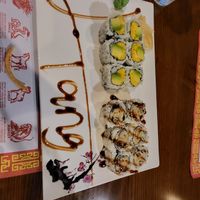 Eggplant tempura & mango avocado rolls at Tang's Asian Cuisine in Wilkes-barre