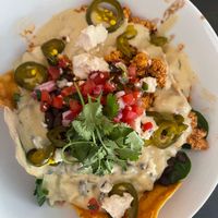 Tofu rancheros   at Box Bar in West Seattle