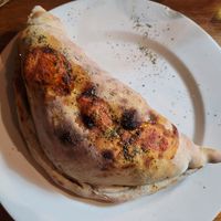 Calzone closed at Carpe Diem di Verdi in Banos De Agua Santa
