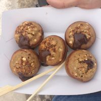 Waffle balls chocolat-praline at Bubble Z in Montpellier