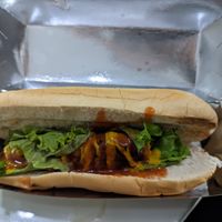 Sausage sandwich at Botany by WTH Foods in Makati