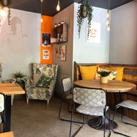 Seating  at Buddhas Kitchen & Wellness Lounge in Launceston