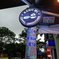The sign outside at Like Coffee - BanhMi in Ho Chi Minh City