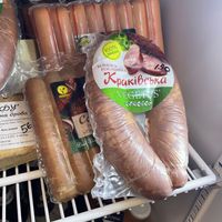 Vegetus vegan meats at Veganuti in Kyiv