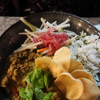 Amazing Goan curry at LEAF Smithdown in Liverpool