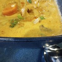 Massaman curry with mixed vegetables at Coconut Thai Cuisine in Statesboro