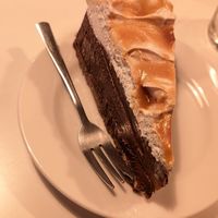 caramel cake with passion fruit at Resort in Warsaw