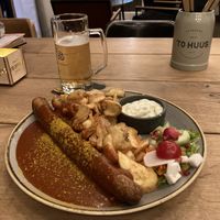 Currywurst  at To Huus in Lueneburg