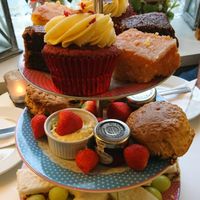 Gorgeous afternoon tea!  at Ginny's Teapot in Hawkshead