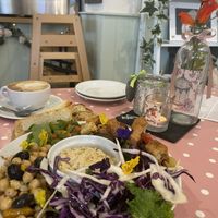 Buddha Bowl (yum!) at Ginny's Teapot in Hawkshead