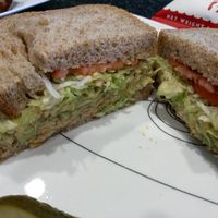 Vegan Egg salad at Oak House Deli in Royal Oak