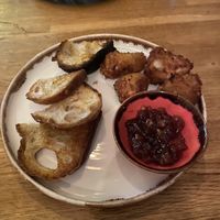 Camembert bites - starter  at Peachy Goat in South East London