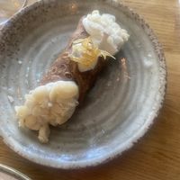 Cannoli dessert, you get 3 lol but had devoured 2 already!!   at Peachy Goat in South East London