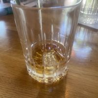 An aperitif kindly offered on the house to aid digestion   at Peachy Goat in South East London