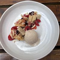 Bakewell tart  at Peachy Goat in South East London