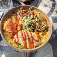   at Ras Plant Based in Brooklyn