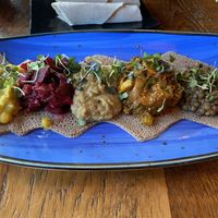 Platter  at Ras Plant Based in Brooklyn