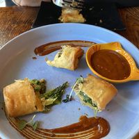 Sambusas   at Ras Plant Based in Brooklyn