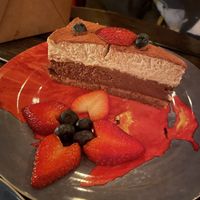 Tiramisu  at Ras Plant Based in Brooklyn