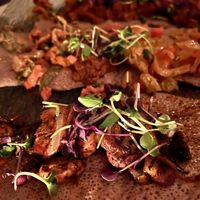 Mushroom tibs  at Ras Plant Based in Brooklyn