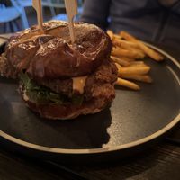 Special chicken sandwich   at Ras Plant Based in Brooklyn