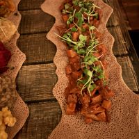 Tibs platter  at Ras Plant Based in Brooklyn