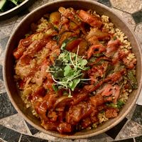   at Ras Plant Based in Brooklyn