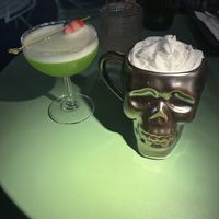 October seasonal drinks  at Ras Plant Based in Brooklyn