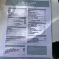 Drinks aug 22 at Ruby's Diner in Queens Park