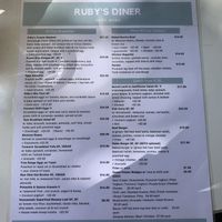 Food aug 22 at Ruby's Diner in Queens Park