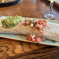 Burrito Vegano. Picture does not do the size justice. It’s HUGE!  at Plaza Azteca in North Chesterfield