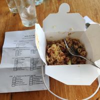 Wok in a box at The Frog and Gecko Pub in Koh Samui