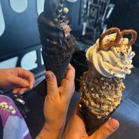 Two cones (unfortunately I can't remember the flavors) at PERVERTED in Vancouver
