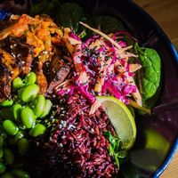 vegan salad at Tucker Brunch Bar in Berlin