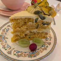 Pumpkin cake at Ma Pause in Seoul