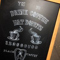 Outside sign  at Mystifry in Basel