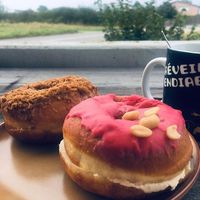 Biscoff salted caramel & Peanutbutter jelly donuts at Mystifry in Basel