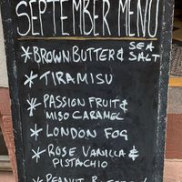 September menu  at Mystifry in Basel
