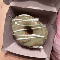 matcha white chocolate donut  at Mystifry in Basel