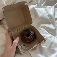 Baked cinnamon and choc donut  at Mystifry in Basel