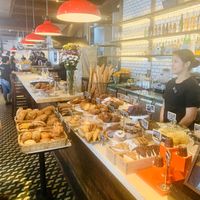 Bakery counter at Wild Flour in Makati
