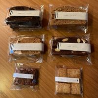 Vegan sweets (260 yen each bag)    at Taom in Hakodate