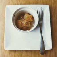 Dessert included at Taom in Hakodate