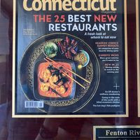Mag cover  at Fenton River Grill in Mansfield