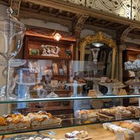 Bread and sweet section at Fornet de la Soca in Mallorca