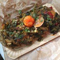 leeks and veg at Fornet de la Soca in Mallorca