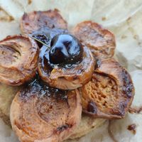 Coca de albaricoques at Fornet de la Soca in Mallorca