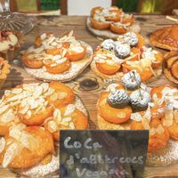 Apricot pie 🧡🍑  at Fornet de la Soca in Mallorca